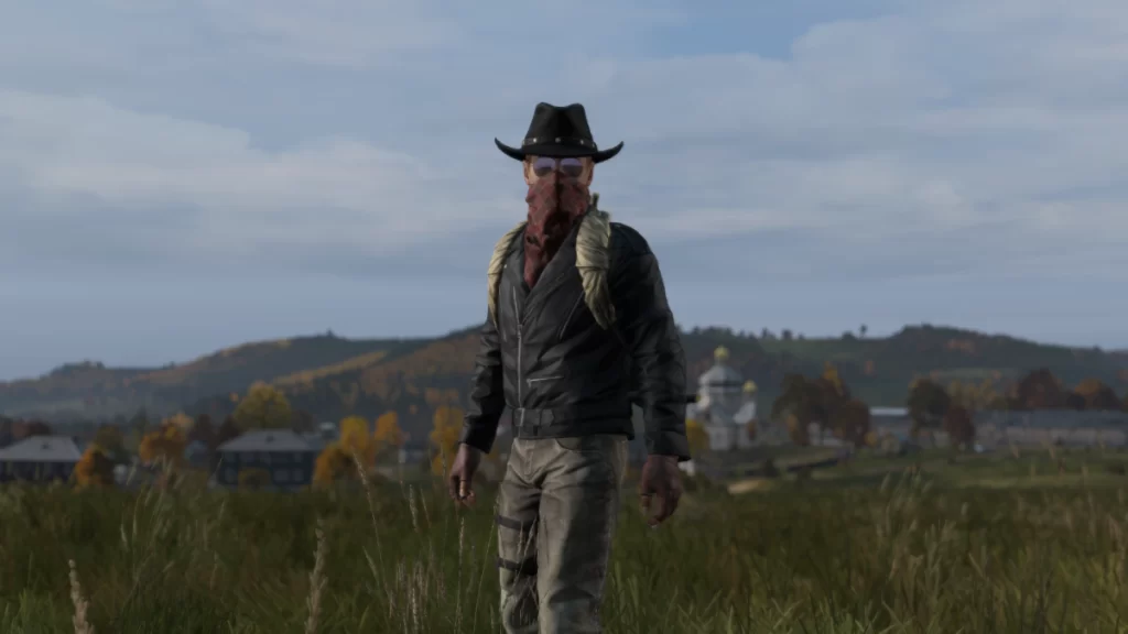 Karmakrew Chernarus player with a cowboy hat