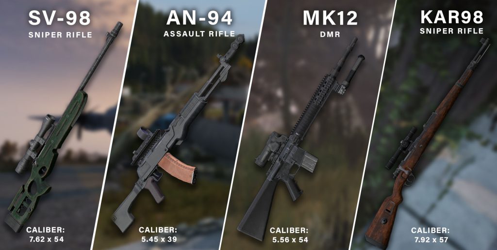 karmakrew guns an94 sv98 mk12 kar98