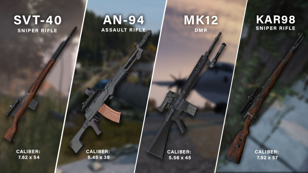 KarmaKrew guns on the dayz servers