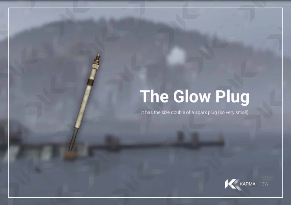 The glow plug for the DayZ Sakhal bunker generators.