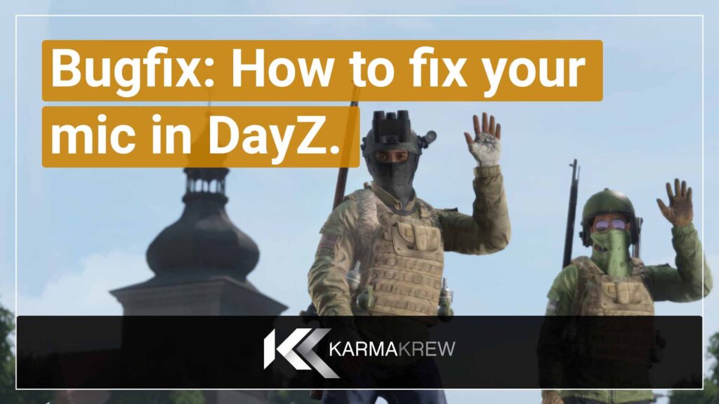 How to fix your microhpone in DayZ