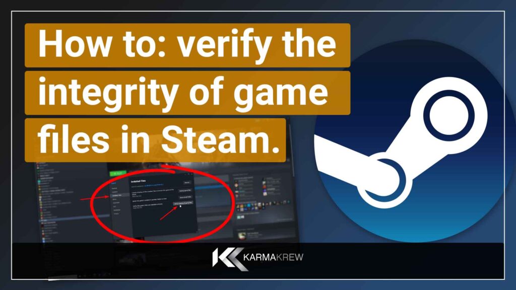 How to verify game files in Steam