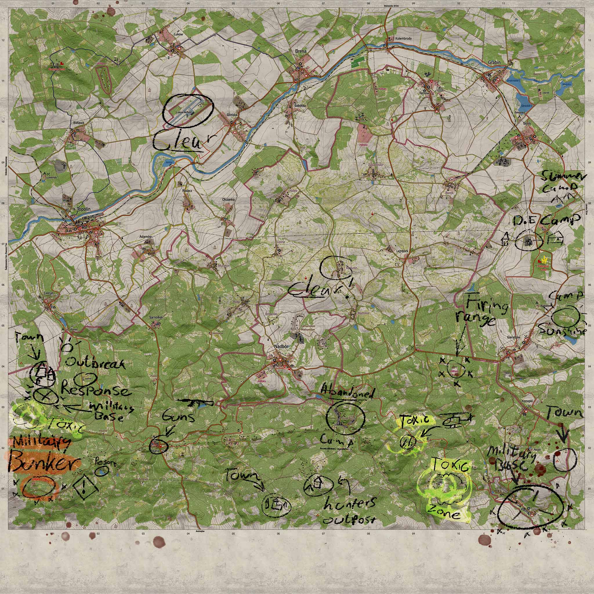 Map of all KarmaKrew additions on Livonia