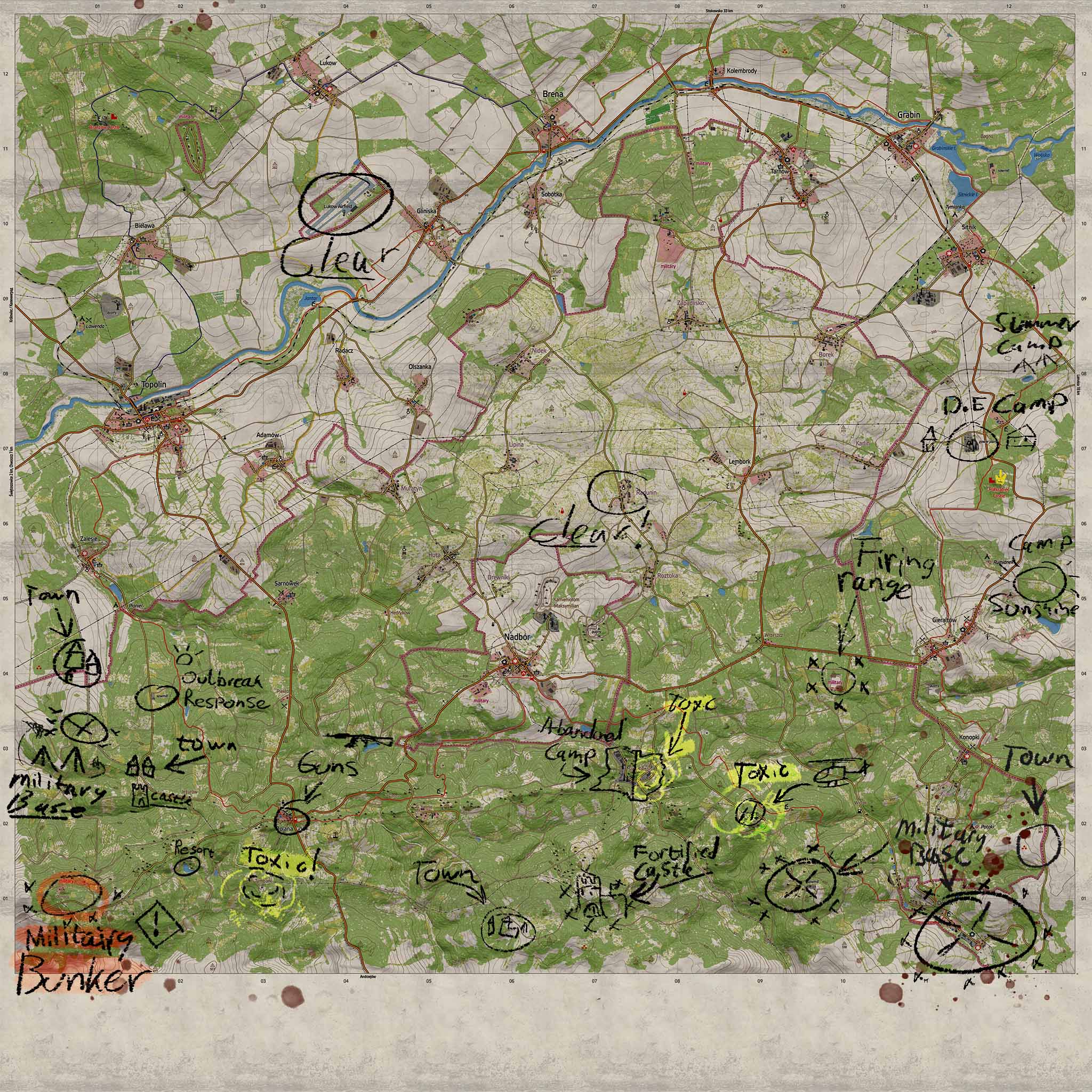 Map of all KarmaKrew additions on Livonia